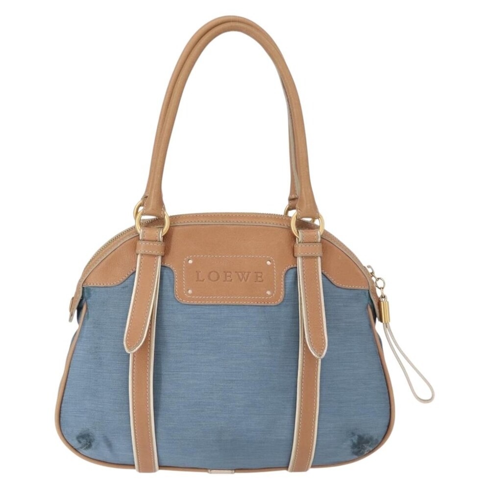 Loewe Anagram Nylon Handbag Blue